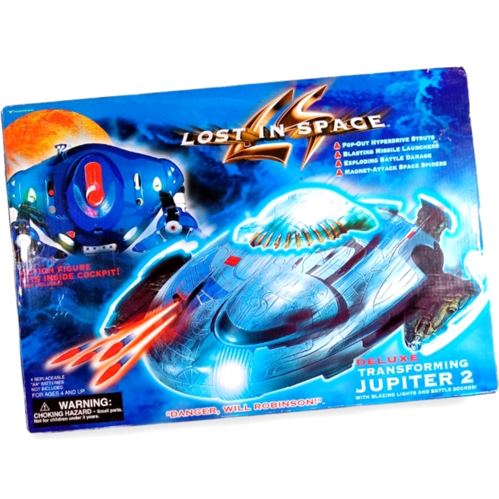 Lost in Space Transforming Jupiter 2 with Lights & Sounds Vehicle open box